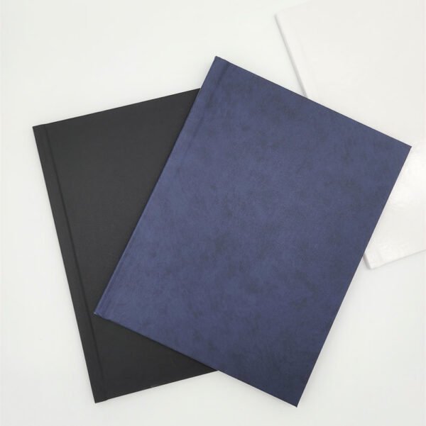Hardcover colors Navy Matte on top